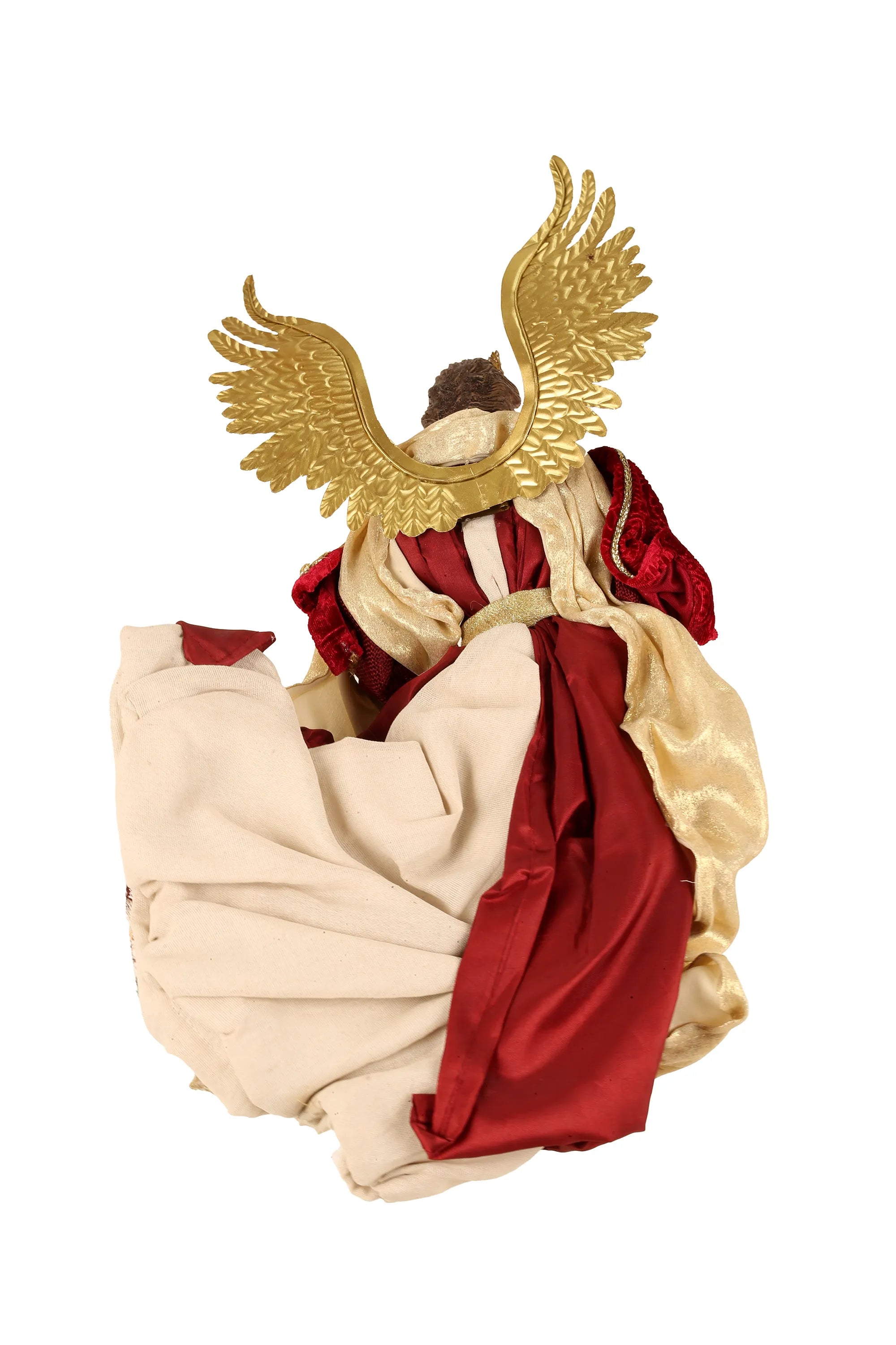 Angelo Con Lira Borgogna 36 Cm