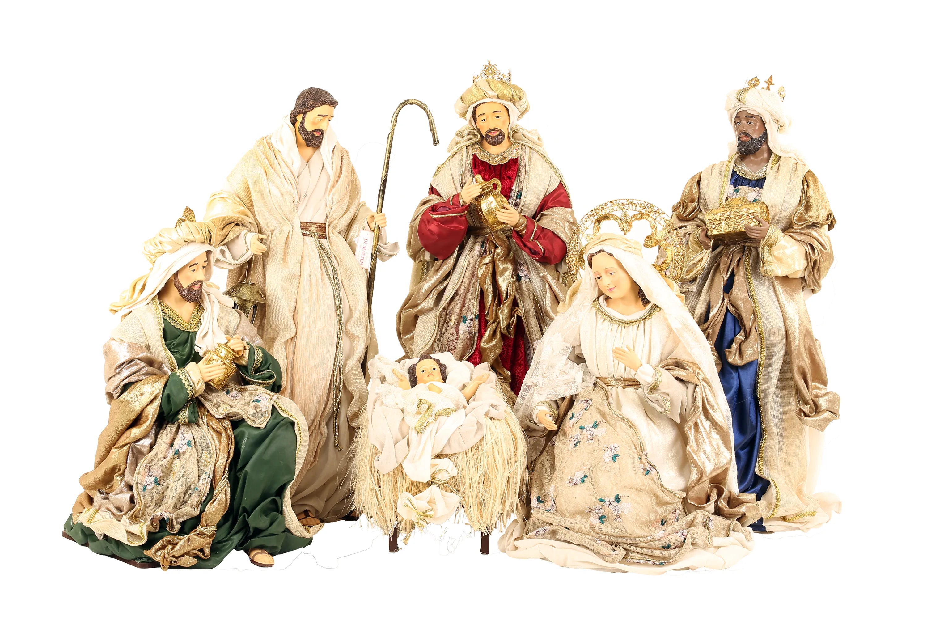 Nativita' 6 Pezzi Lailah Vestiti Colorati 90 Cm