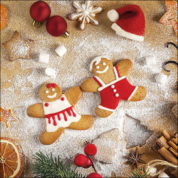 Set 33 Tovaglioli 33x33 Cm Baking Cookies