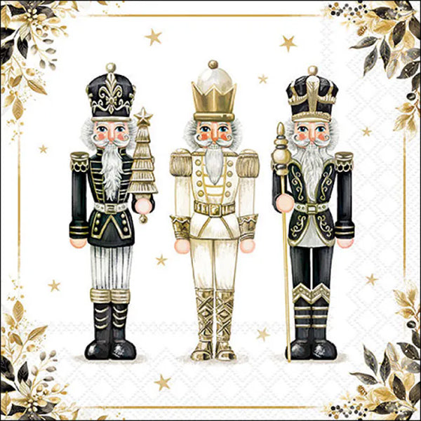 Set 20 Tovaglioli 33x33 Cm Royal Nutcrackers