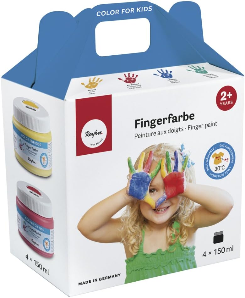 Set 4 Colori Per Bambini 150 Ml Rayher