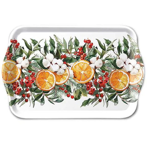 Vassoio Melamina 13x21 Cm Winter Oranges
