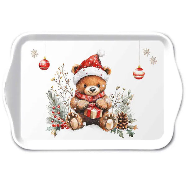 Vassoio Melamina 13x21 Cm Teddy's Gift White