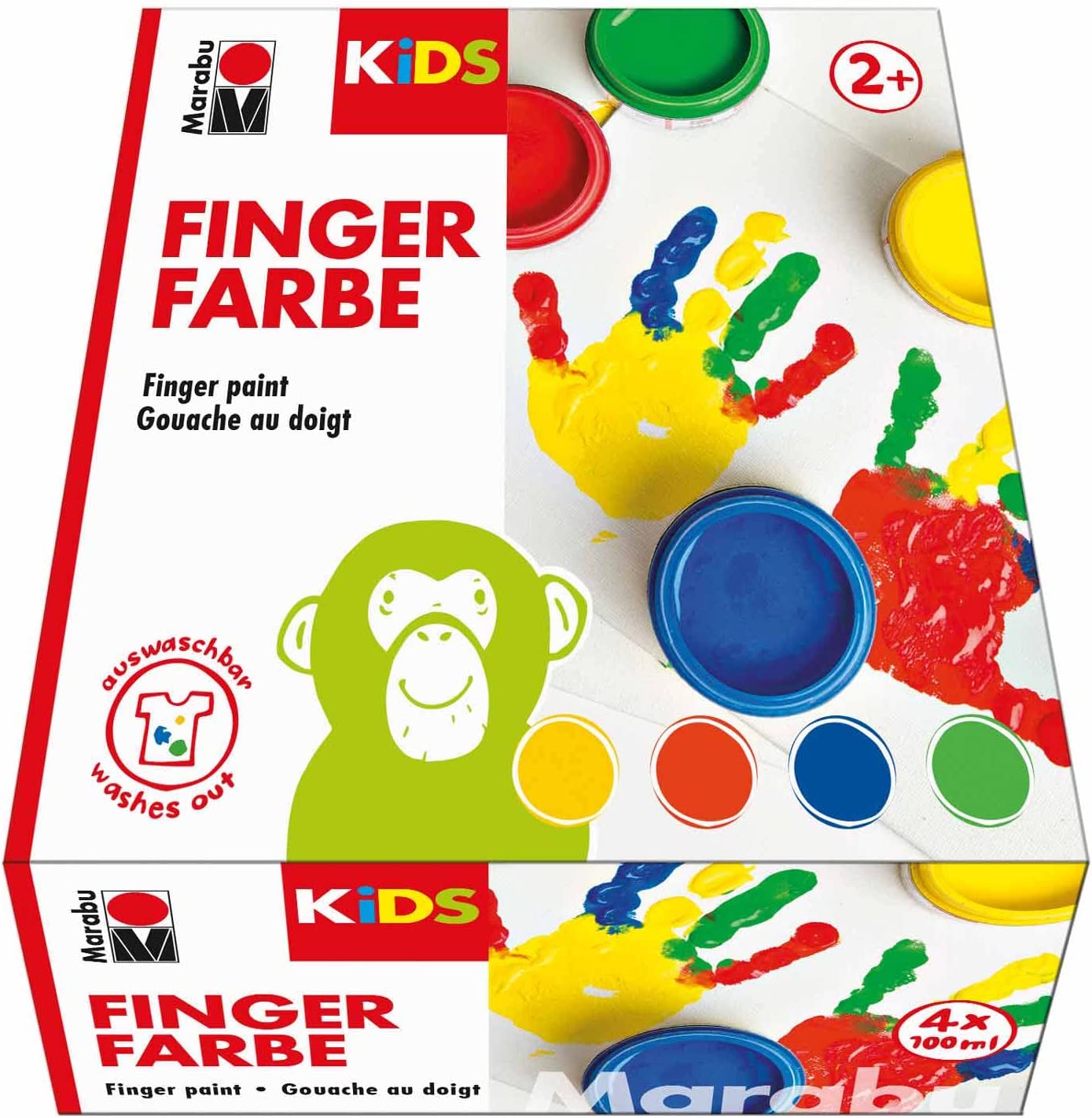 Set 4 Colori Vivaci Per Bambini Marabu