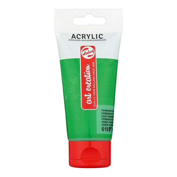 Colore Acrilico Talens Art Creation 75 Ml Verde Permanente C