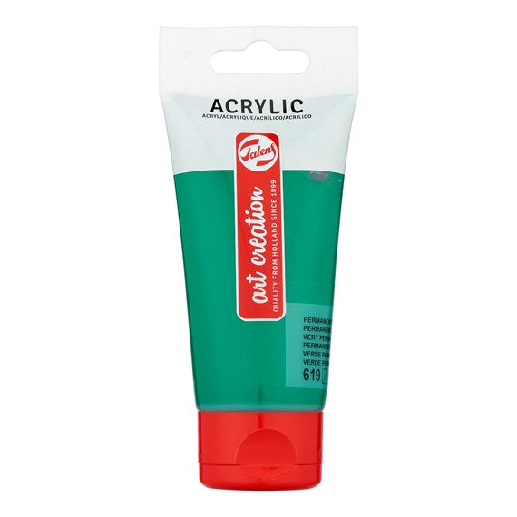 Colore Acrilico Talens Art Creation 75 Ml Verde Permanente S