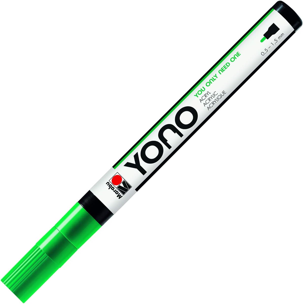 Pennarello Yono Marker Verde 0,5-1,5 Mm Marabu