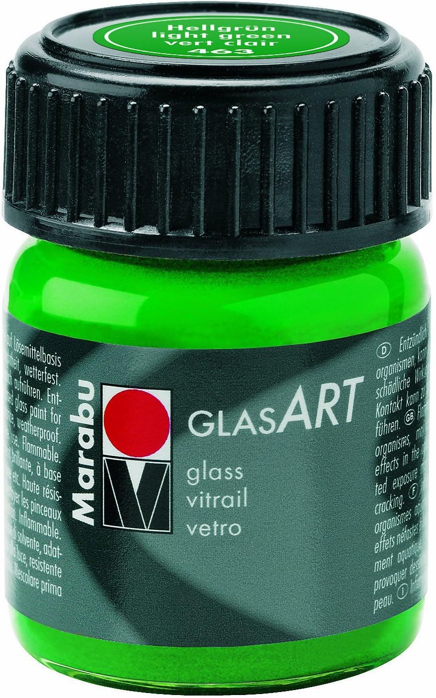 Colore Per Vetro Marabu 15 Ml Verde Brillante