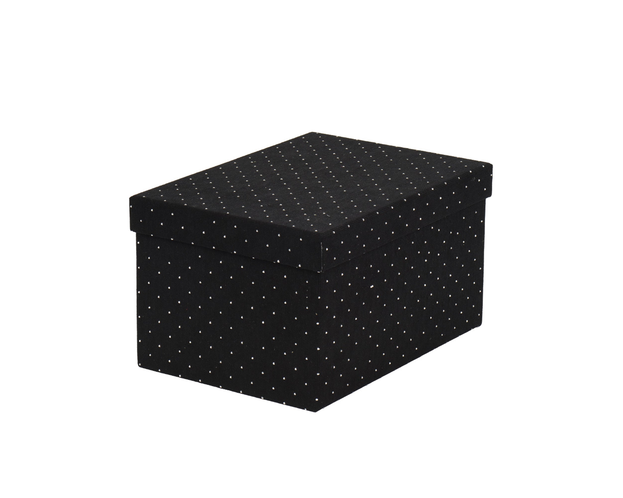Scatola Rivestita Nera 34,5x24x18,5 Cm