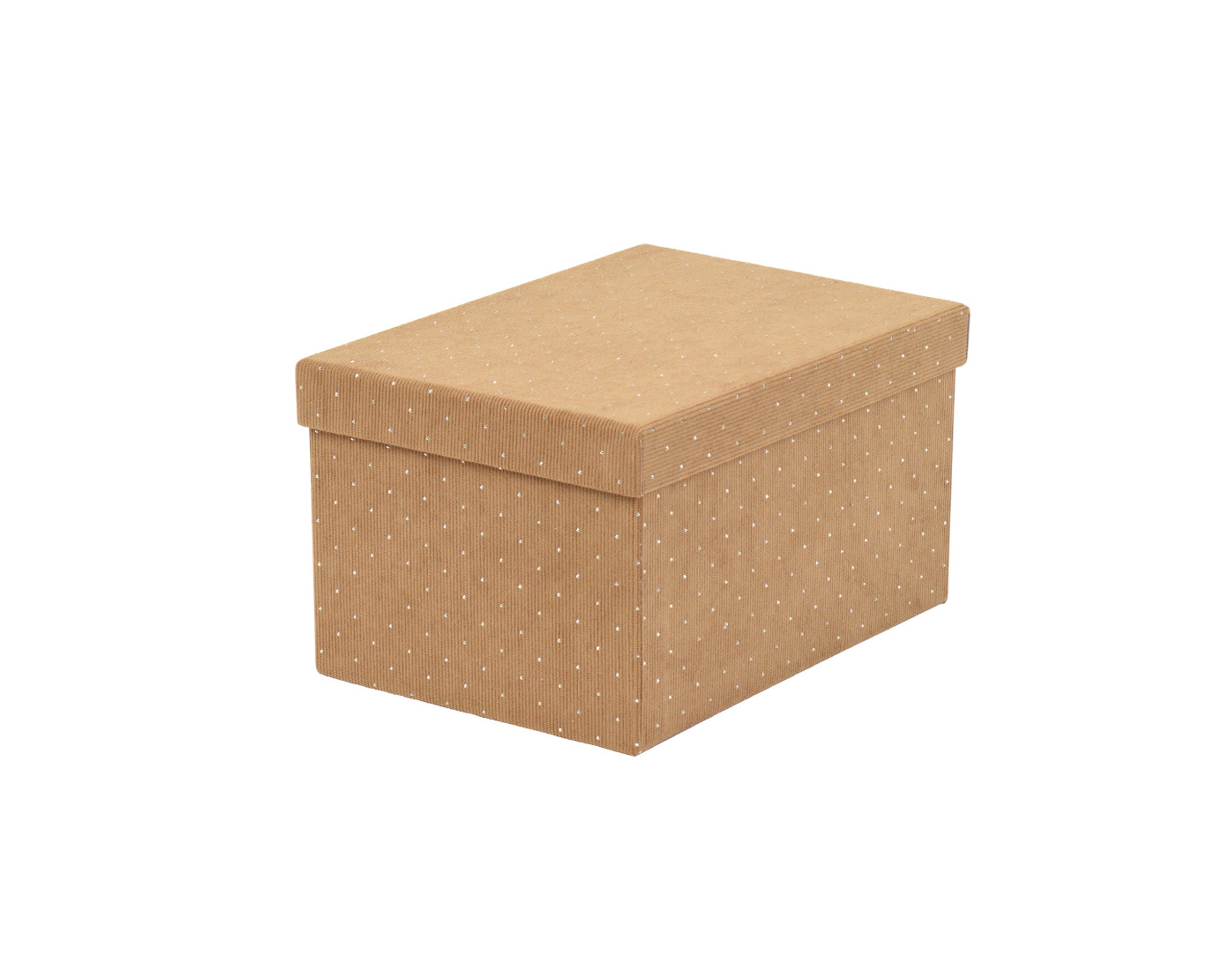 Scatola Rivestita Beige 28x20x15,5 Cm