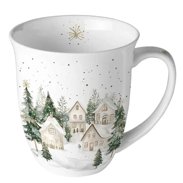 Mug 0,4 L Snowy Houses