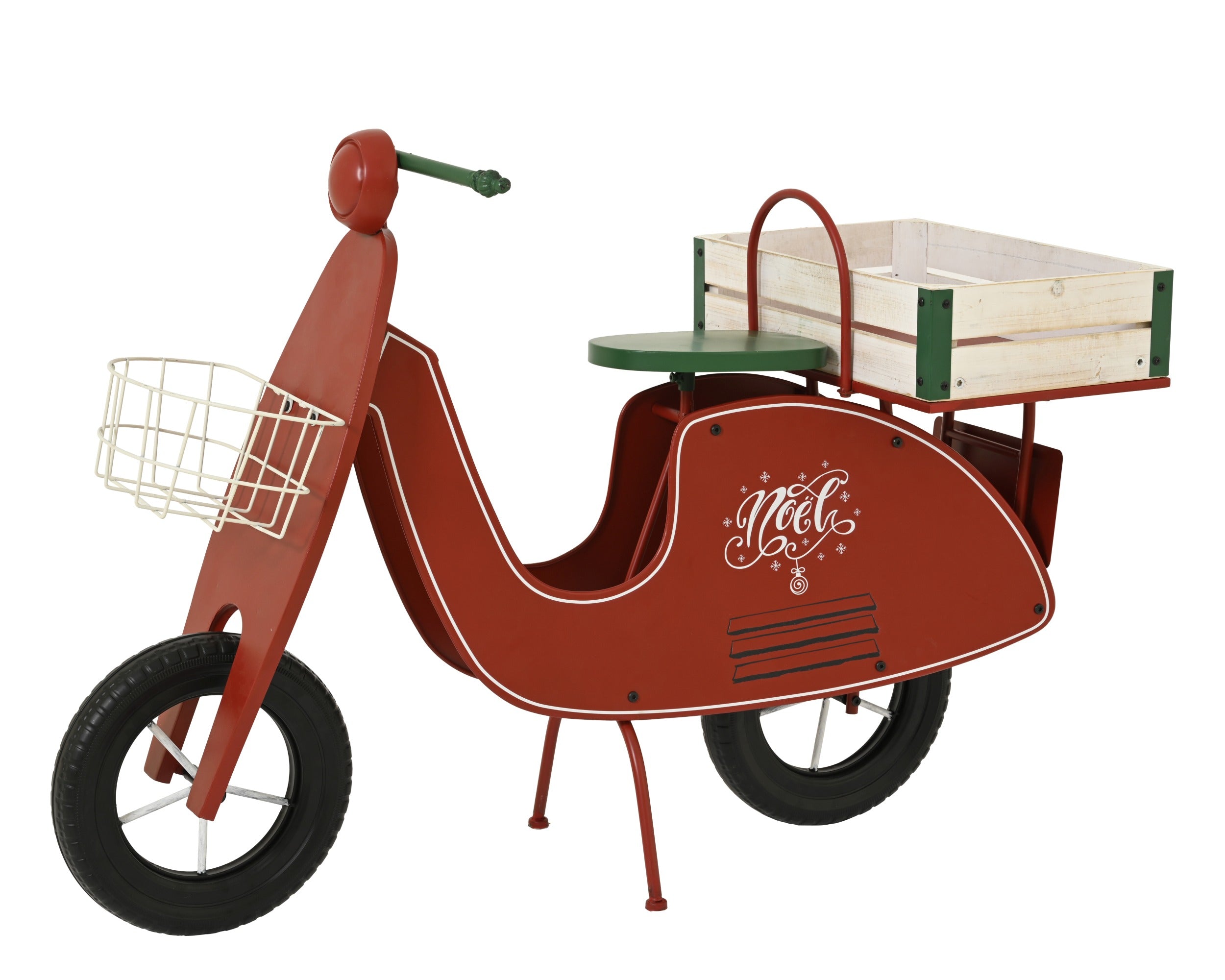 Vespa Metallo Rossa 111x46x75 Cm
