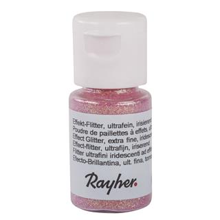 Glitter Ultrafini Irridescenti Rayher 10  Ml Rosa Pastello