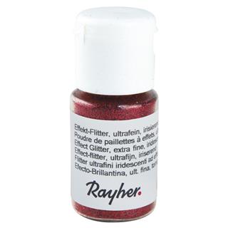 Glitter Ultrafini Irridescenti Rayher 10  Ml Rosso Ciliegia