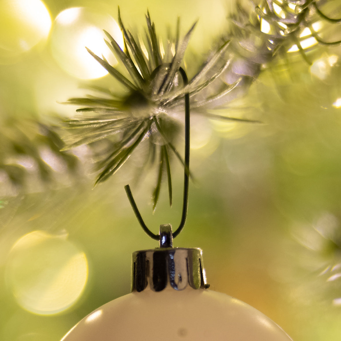 Set 75 Ganci Per Palline Di Natale Verdi