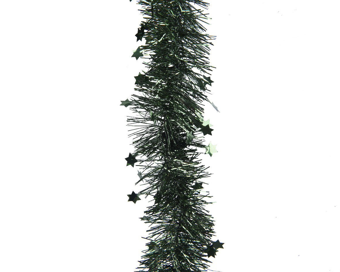 Stella Filante Con Stelle Pine Green 9x270 Cm