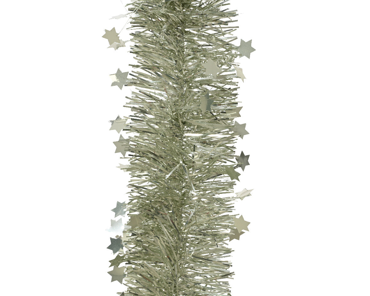 Stella Filante Con Stelle White Mint 9x270 Cm