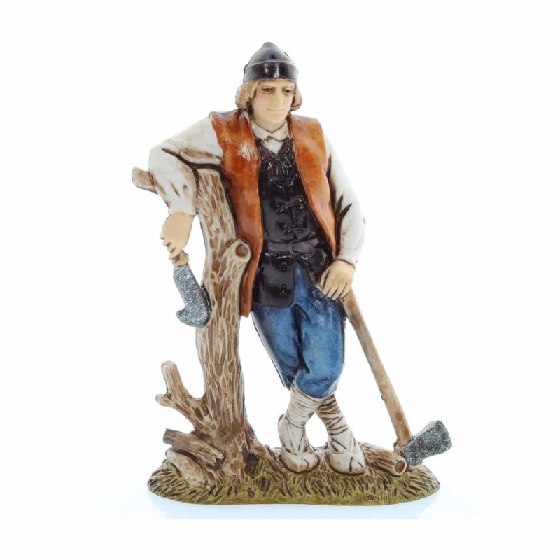 Boscaiolo Presepe 10 Cm Landi