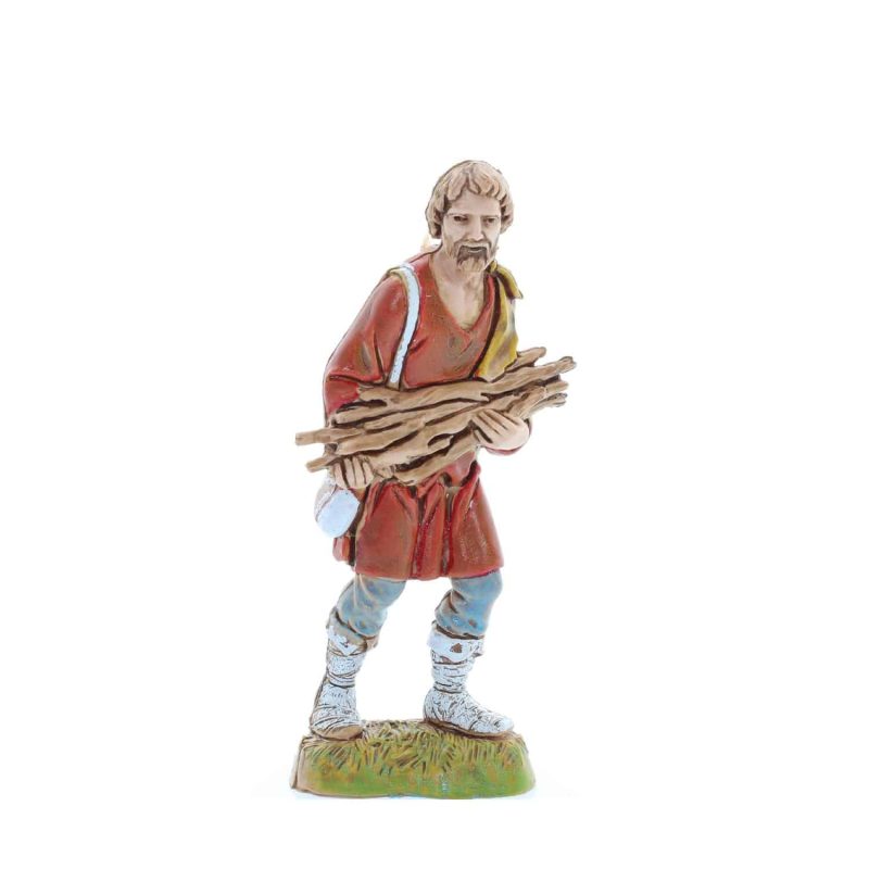 Pastore Con Legna Presepe 10 Cm Landi