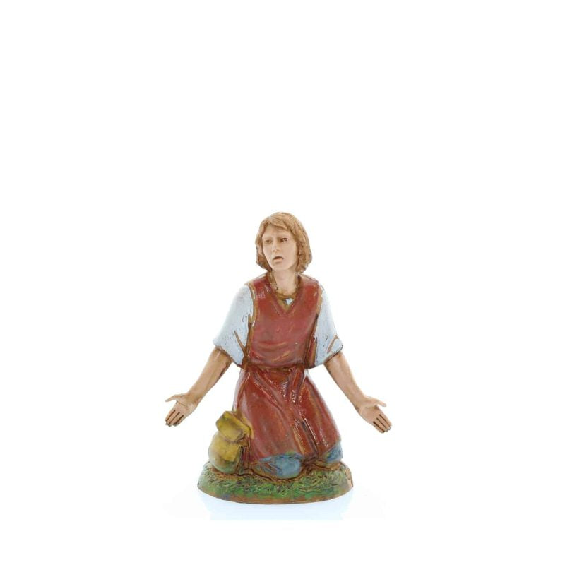 Donna Inginocchiata Presepe 10 Cm Landi