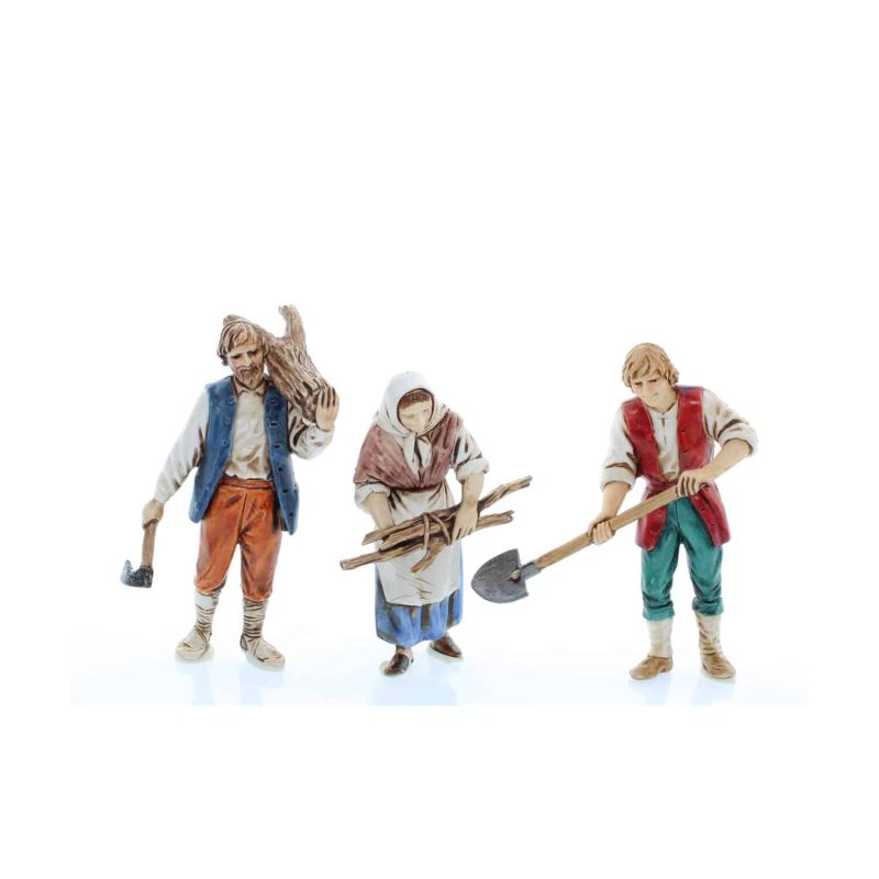 Set Uomo Donna Con Legna Uomo Pale 10 Stile Napoletano Landi