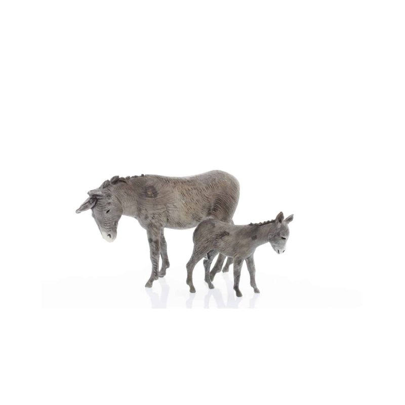 Asino E Asinello Presepe 8 Cm Landi
