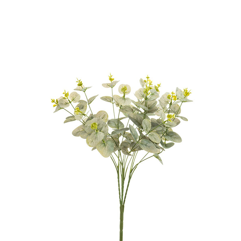 Ramo Foglie Eucalipto Verdi 47 Cm