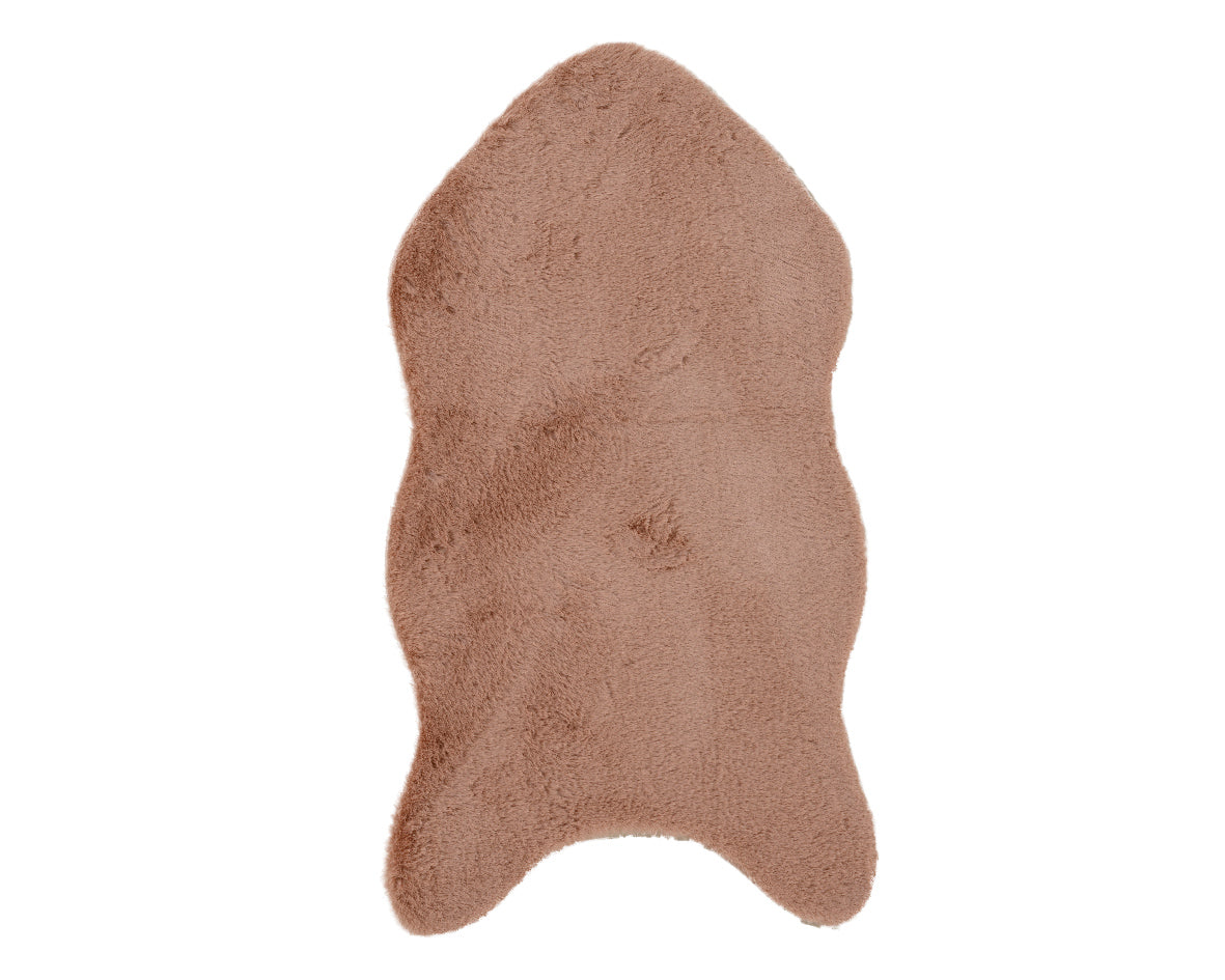 Tappeto Sintetico Coniglio Rosa 90x50x2 Cm