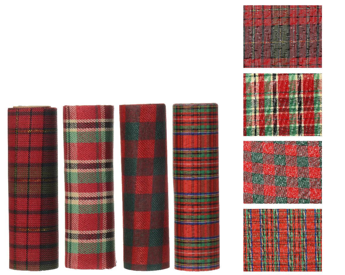 Tessuto Decorativo Tartan 200x14,5 Cm 1 Pz