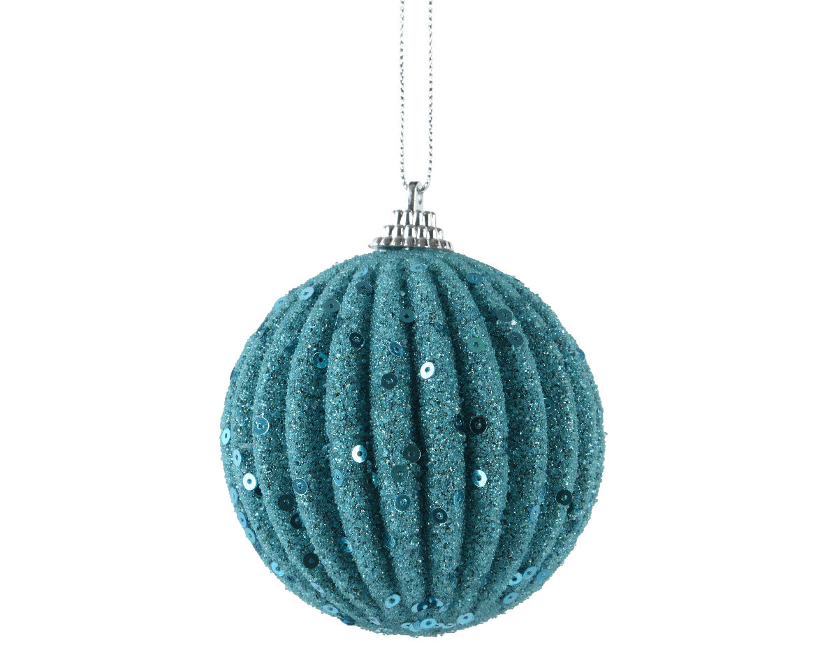 Pallina Schiuma Folk Blue D 8 Cm