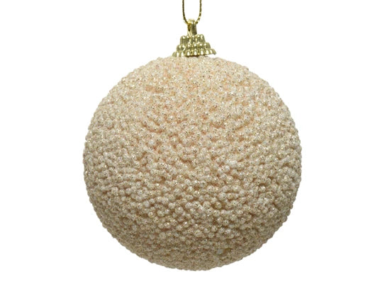 Sfera Pearl Con Glitter 10 Cm