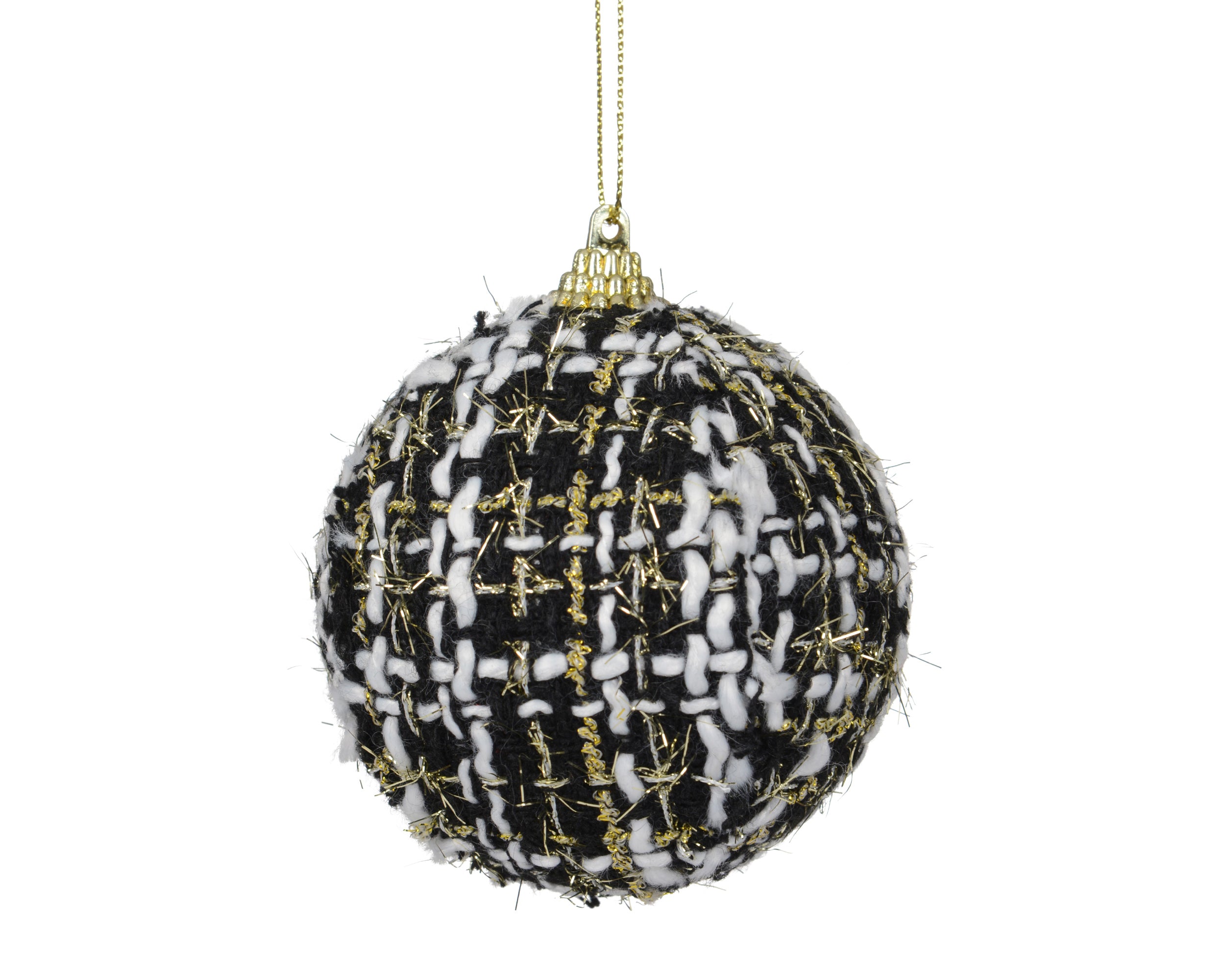 Palla Natale Decoro (Chanel) Nero D 8 Cm