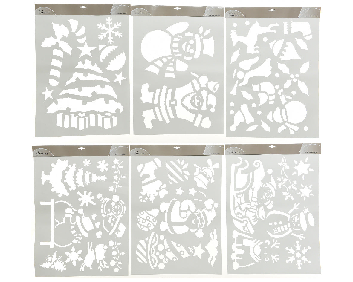 Sticker Natale Bianco Cm