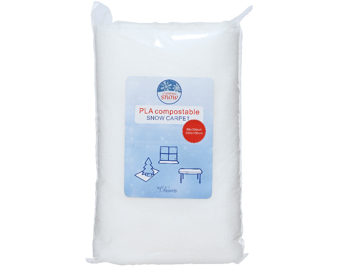 Tappeto Neve Bianco 250x100x0,1 Cm
