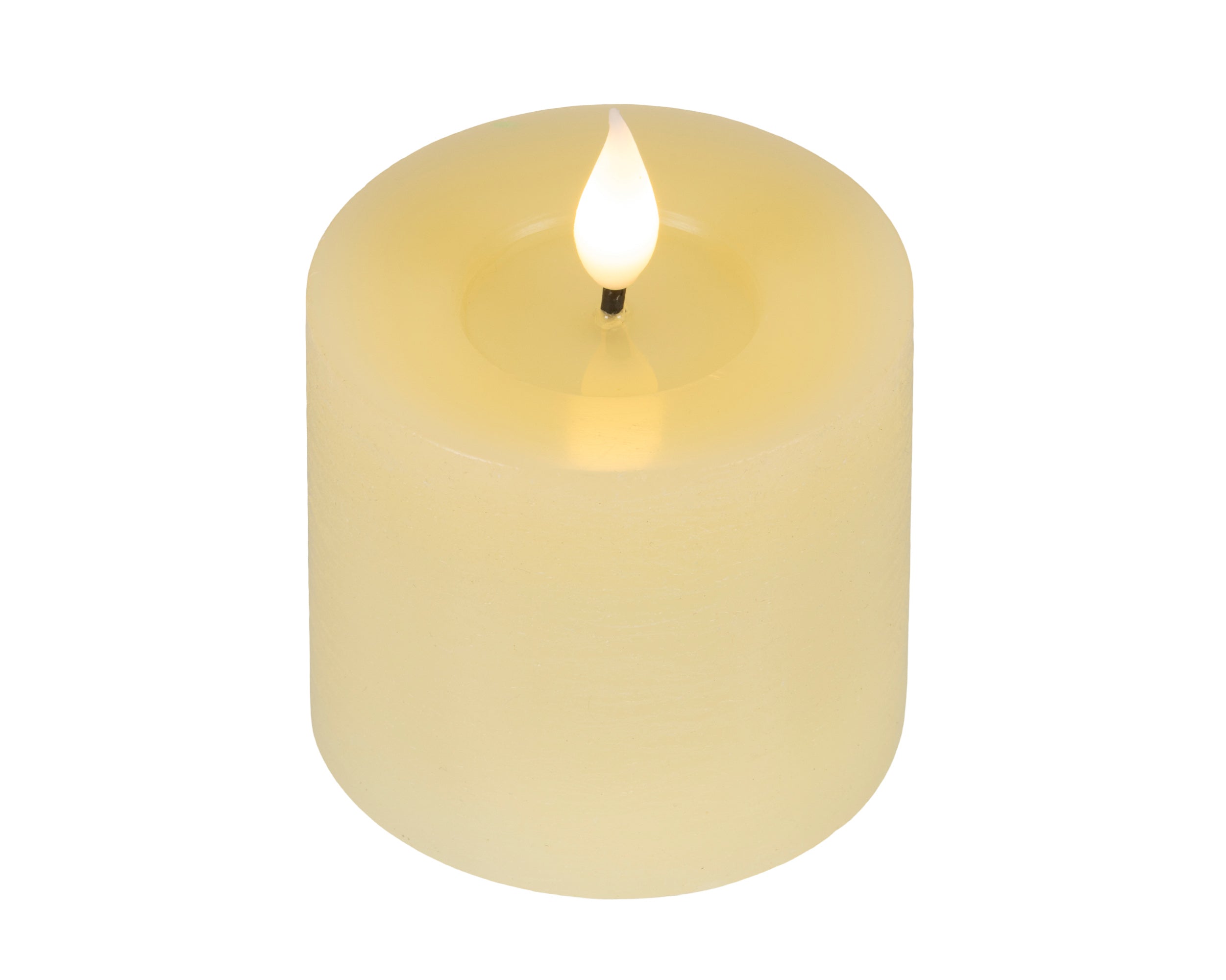 Candela Crema Batteria Fiamma Movimento 7,5 X 9,5 Cm
