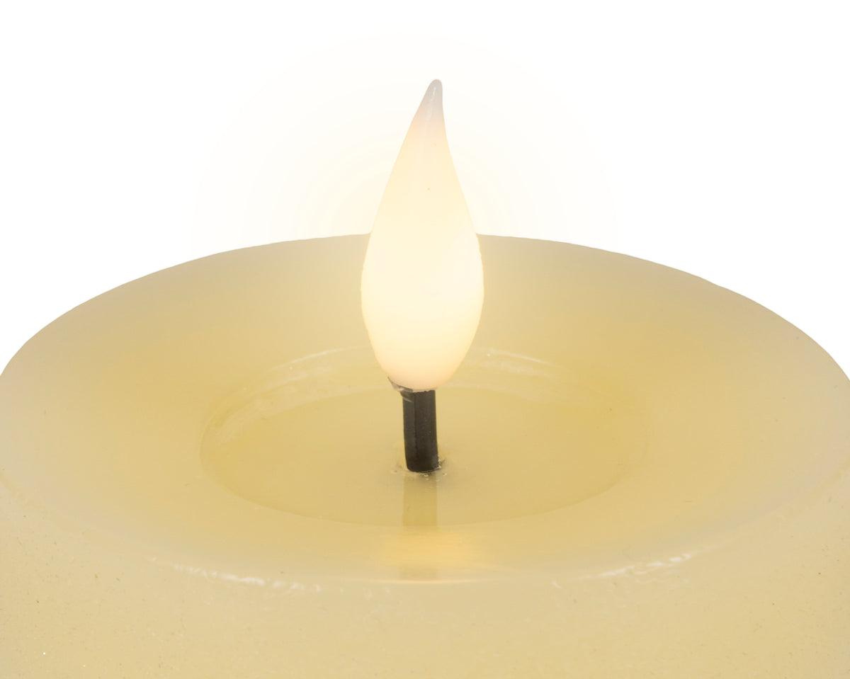 Candela Crema Batteria Fiamma Movimento 7,5 X 13,5 Cm
