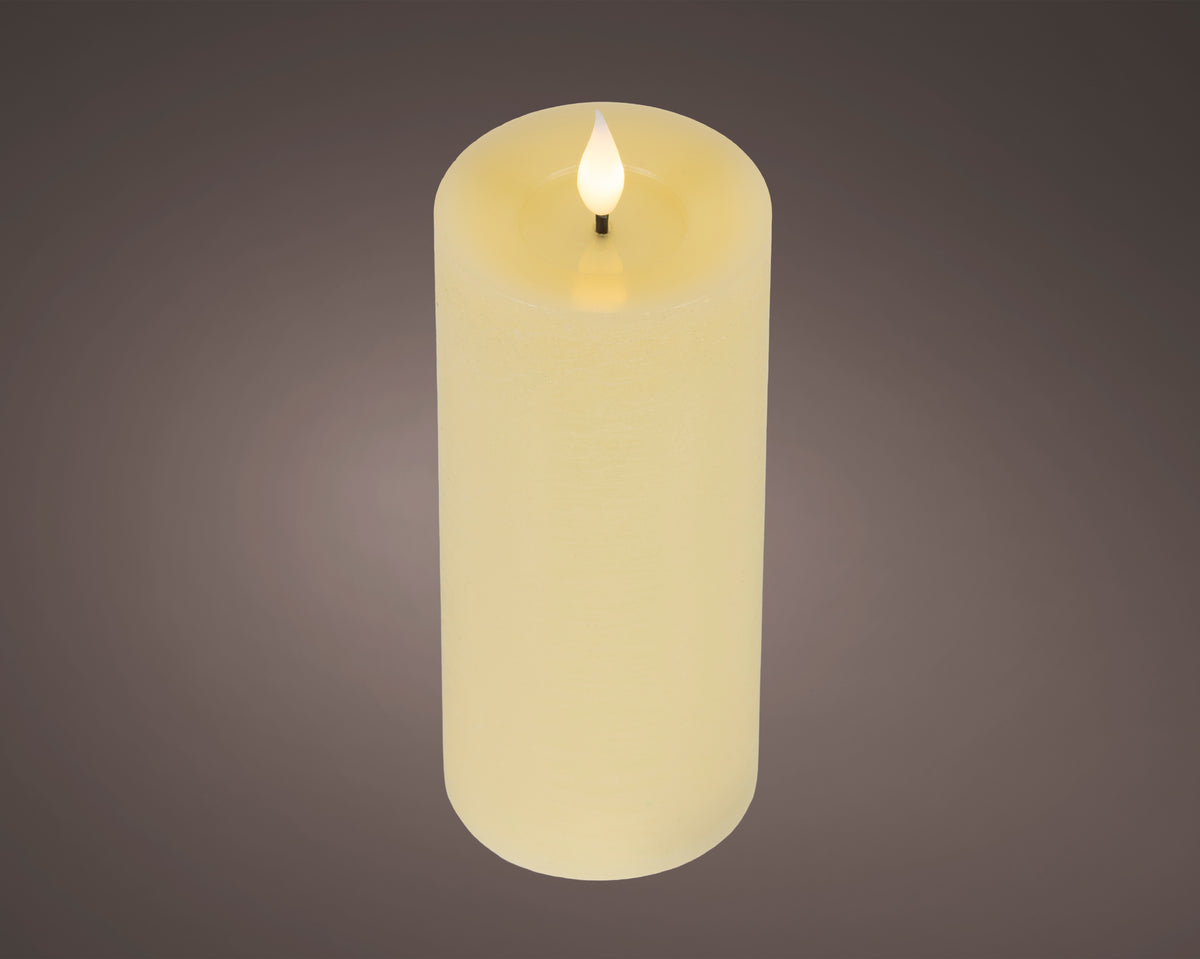 Candela Crema Batteria Fiamma Movimento 7,5 X 20 Cm