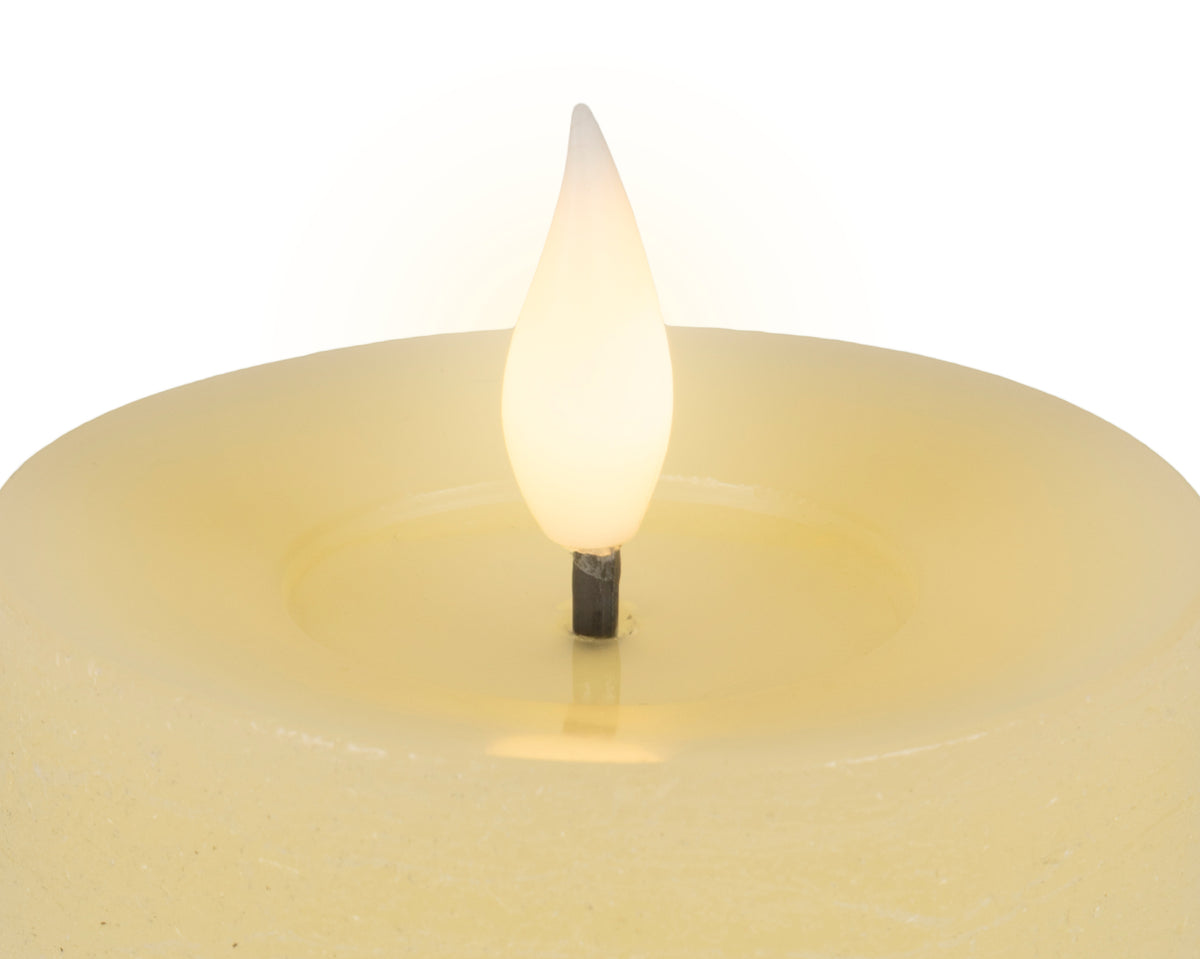 Candela Crema Batteria Fiamma Movimento 7,5 X 20 Cm