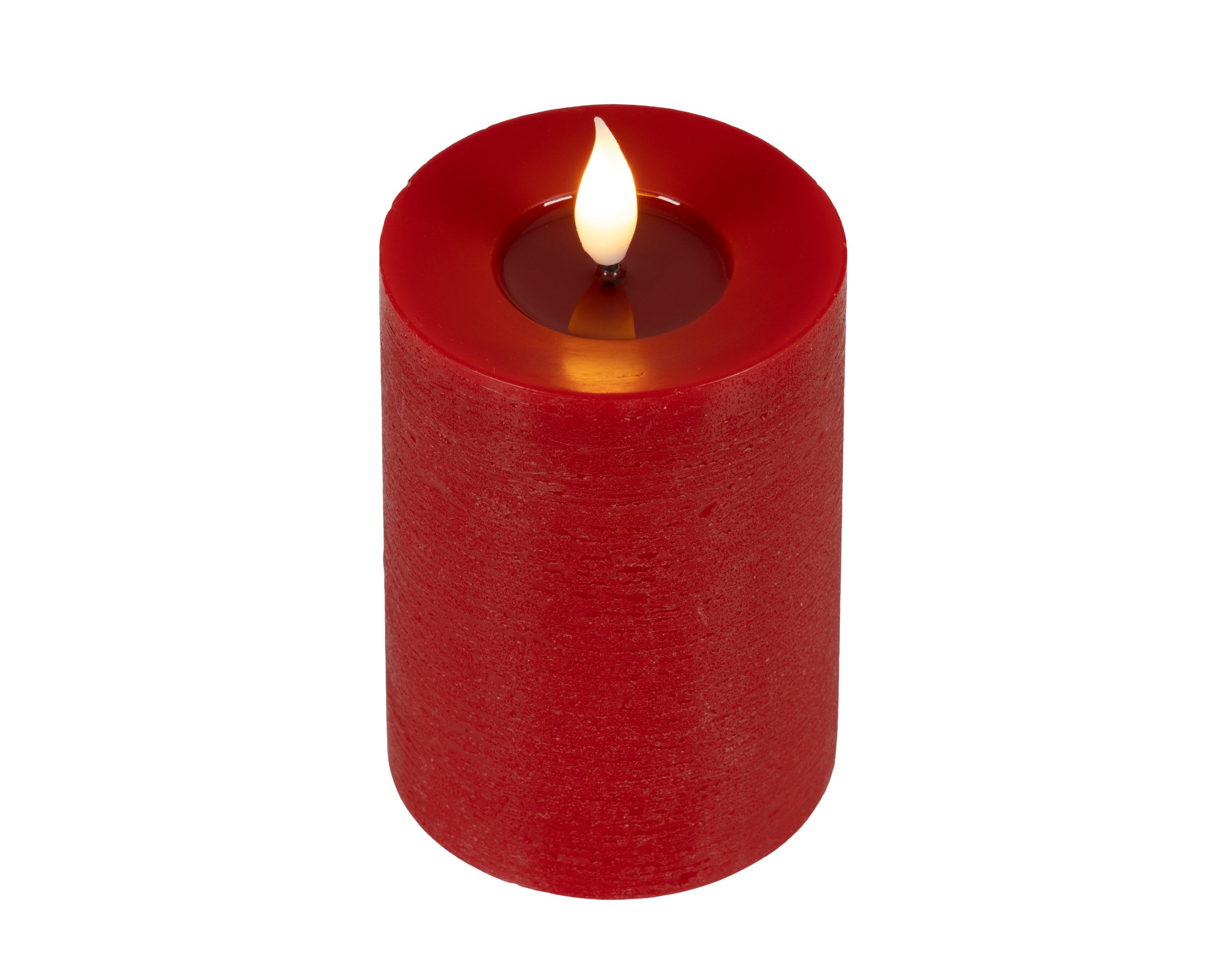 Candela Rossa Batteria Fiamma Movimento 7,5 X 13,5 Cm