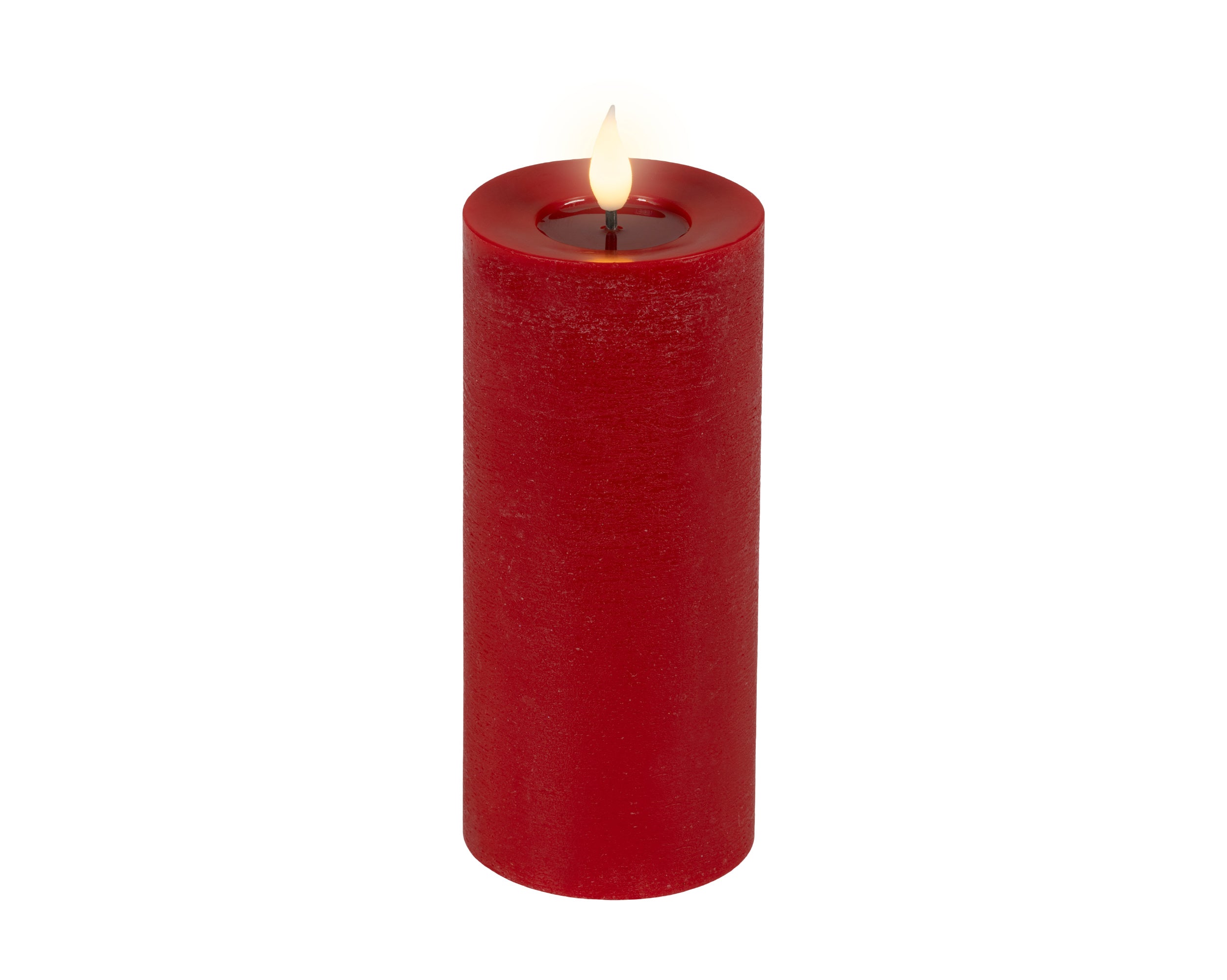 Candela Rossa Batteria Fiamma Movimento 7,5 X 20 Cm