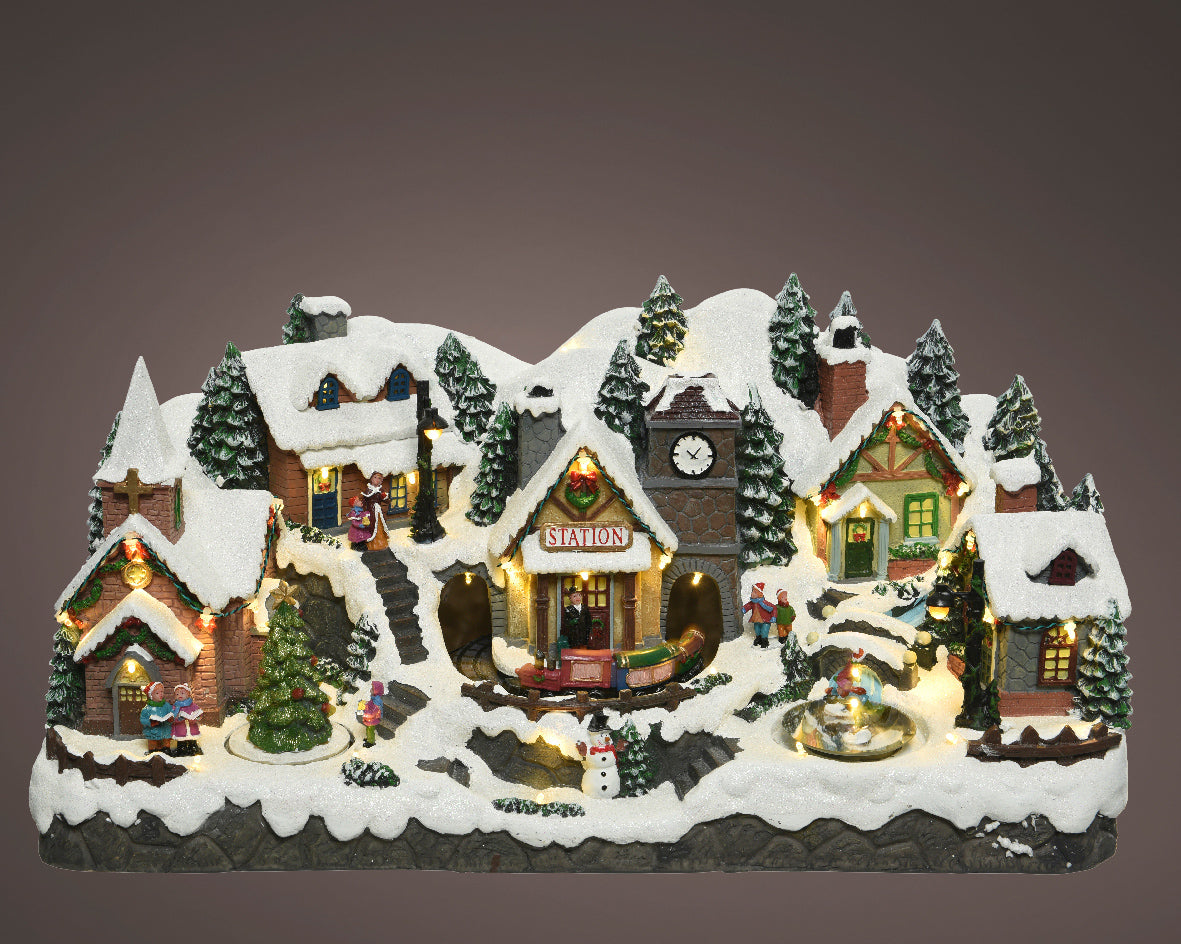 Villaggio Natalizio 56x27x27 Cm Multicolor