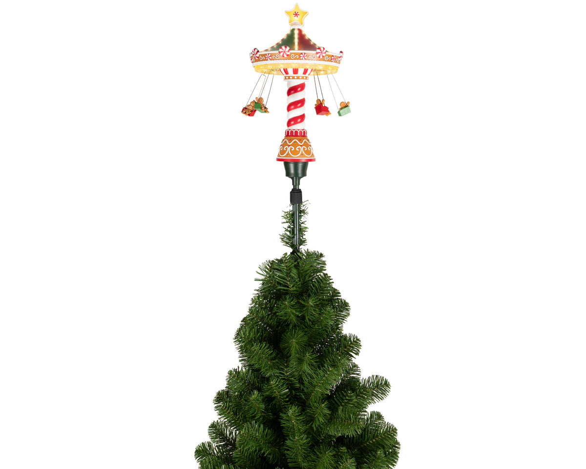 Puntale Albero Giostra Movimento D 21x62 Cm