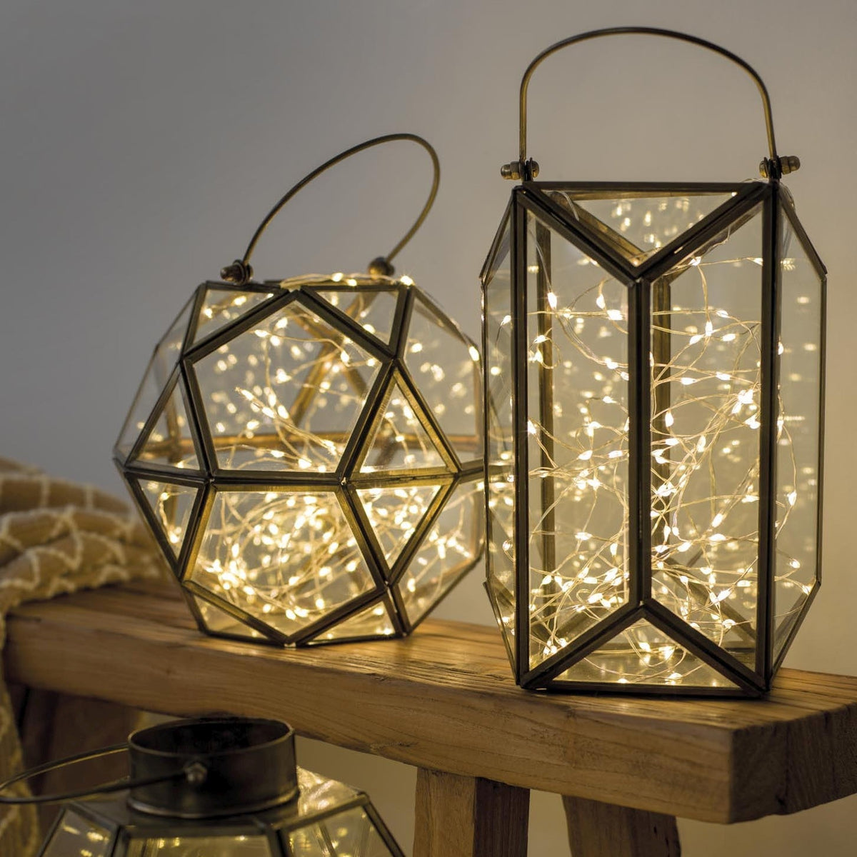 Filo Silver 10 Micro Led Luce Calda 45 cm
