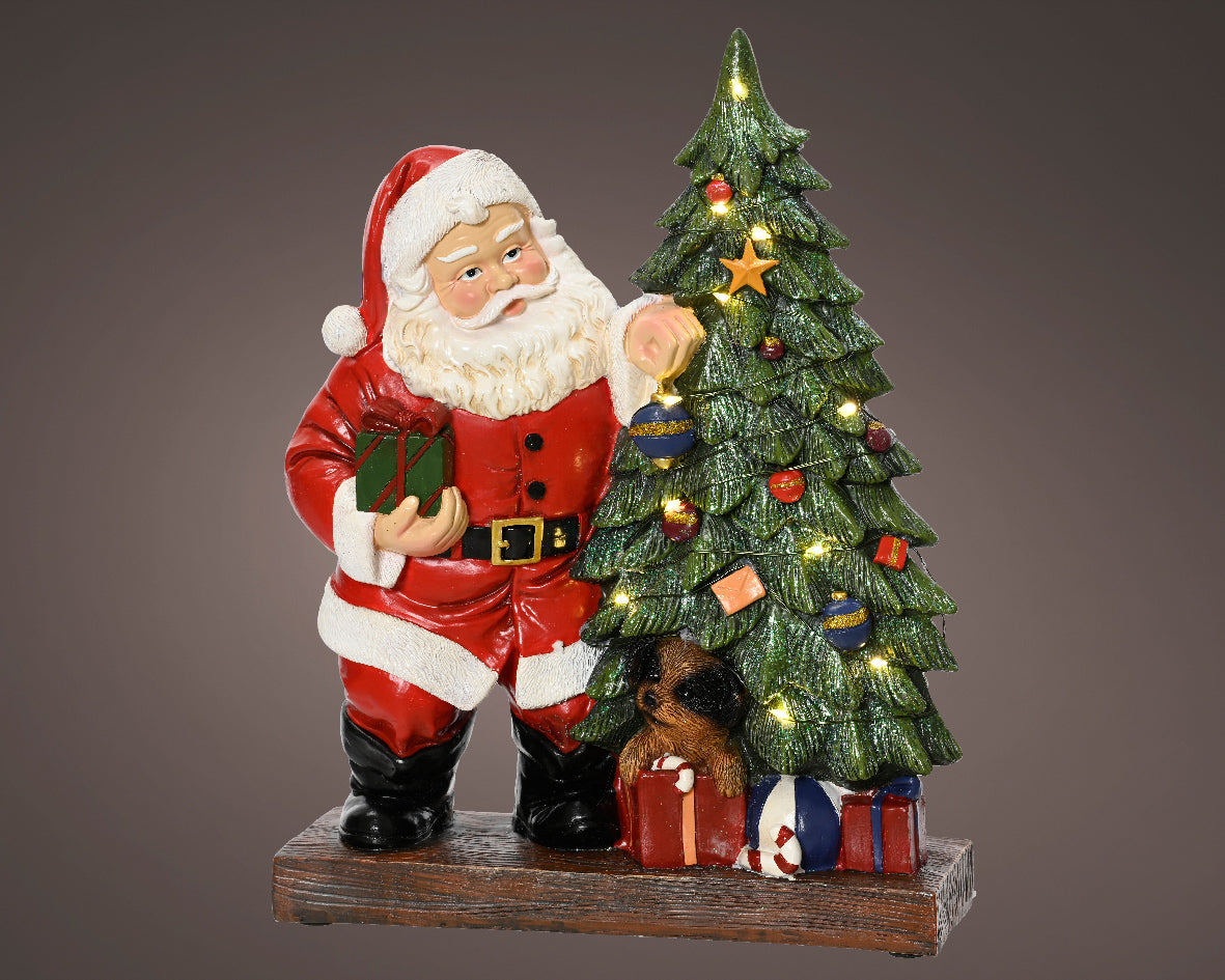 Babbo Natale Led Warm White 9x23x30 Cm