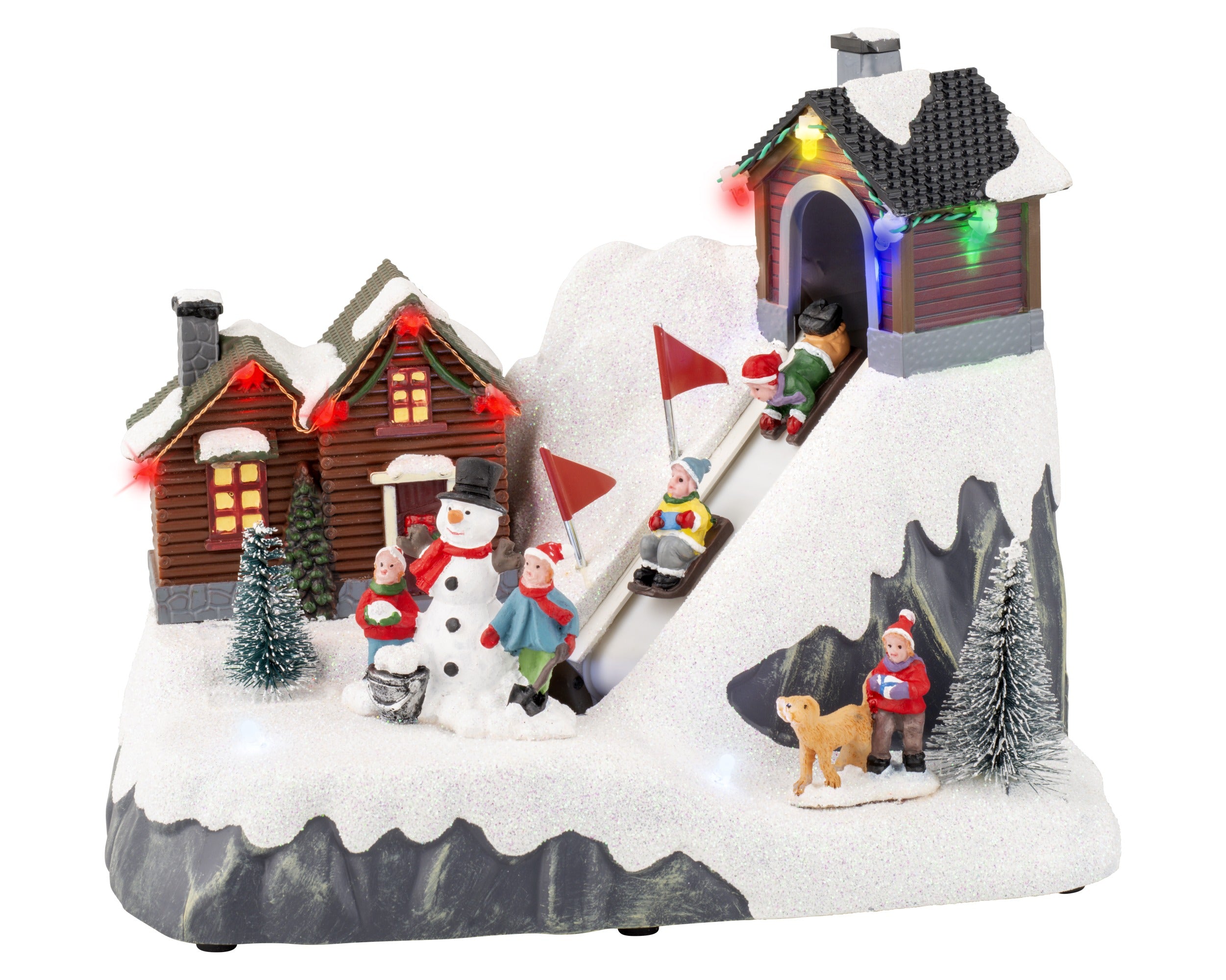 Villaggio Sciatori 13x22x17 Cm