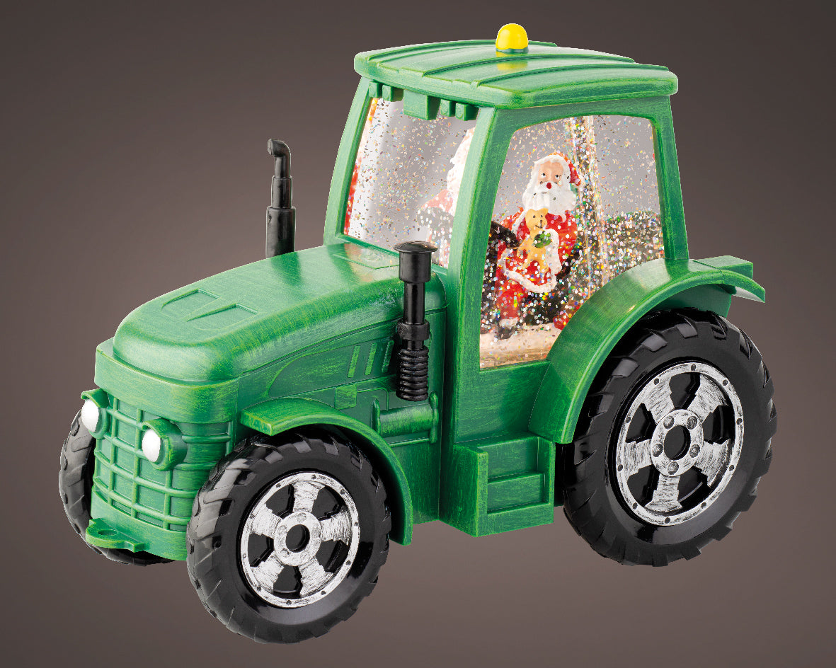 Trattore Verde Con Babbo 11x22x1 Cm