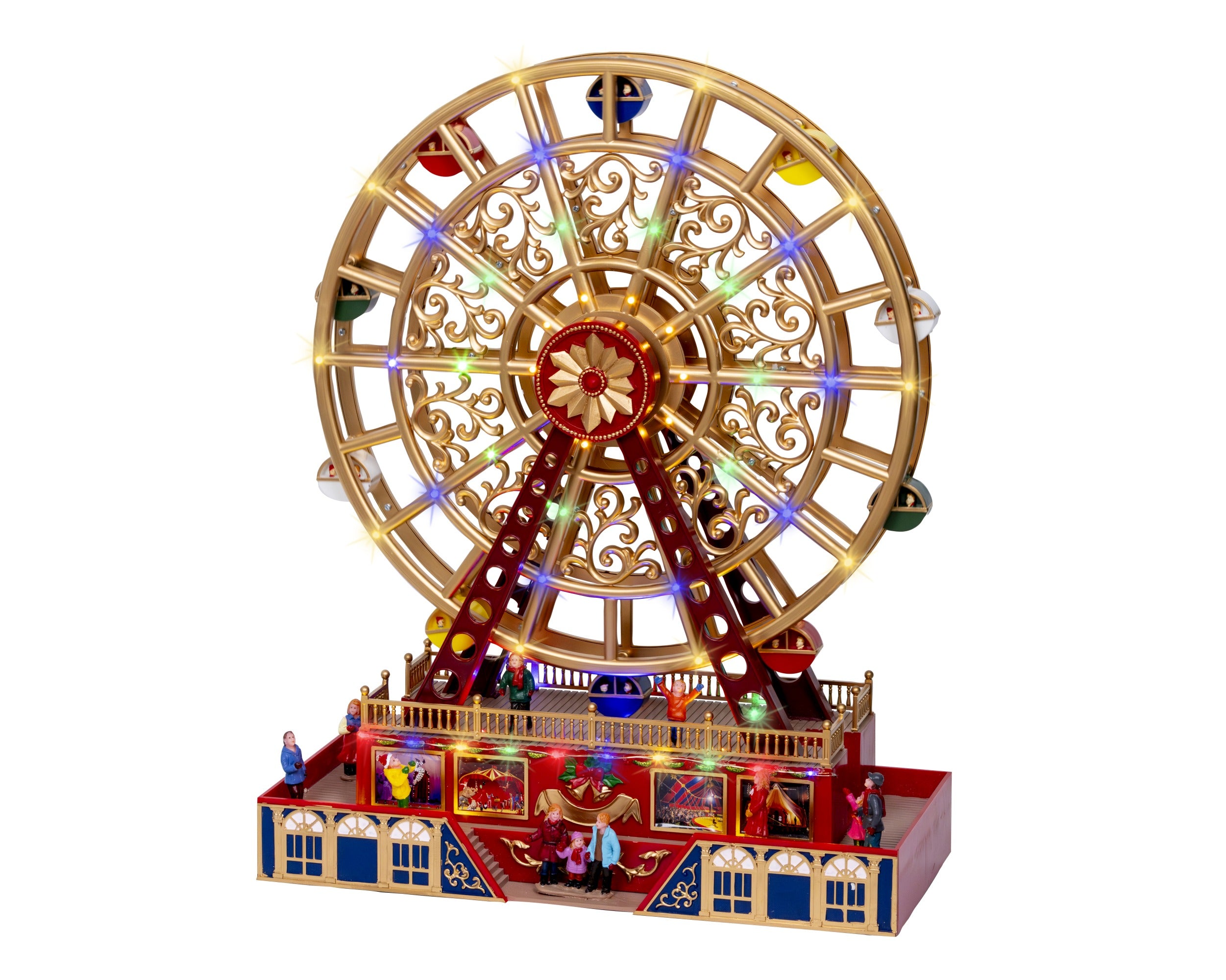 Ruota Panoramica Rossa E Giallo 18x38x48 Cm