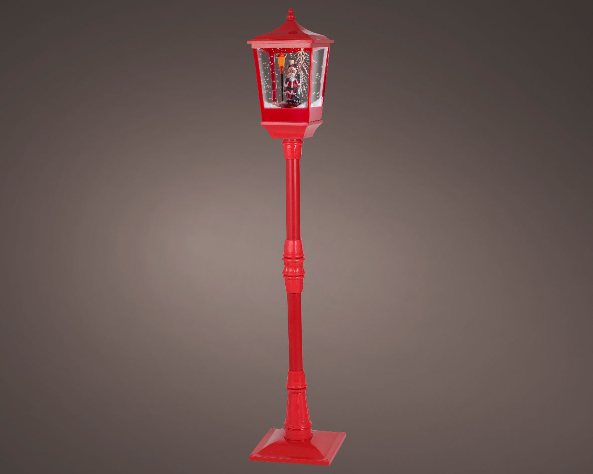 Lanterna Rossa 26x26x135 Cm