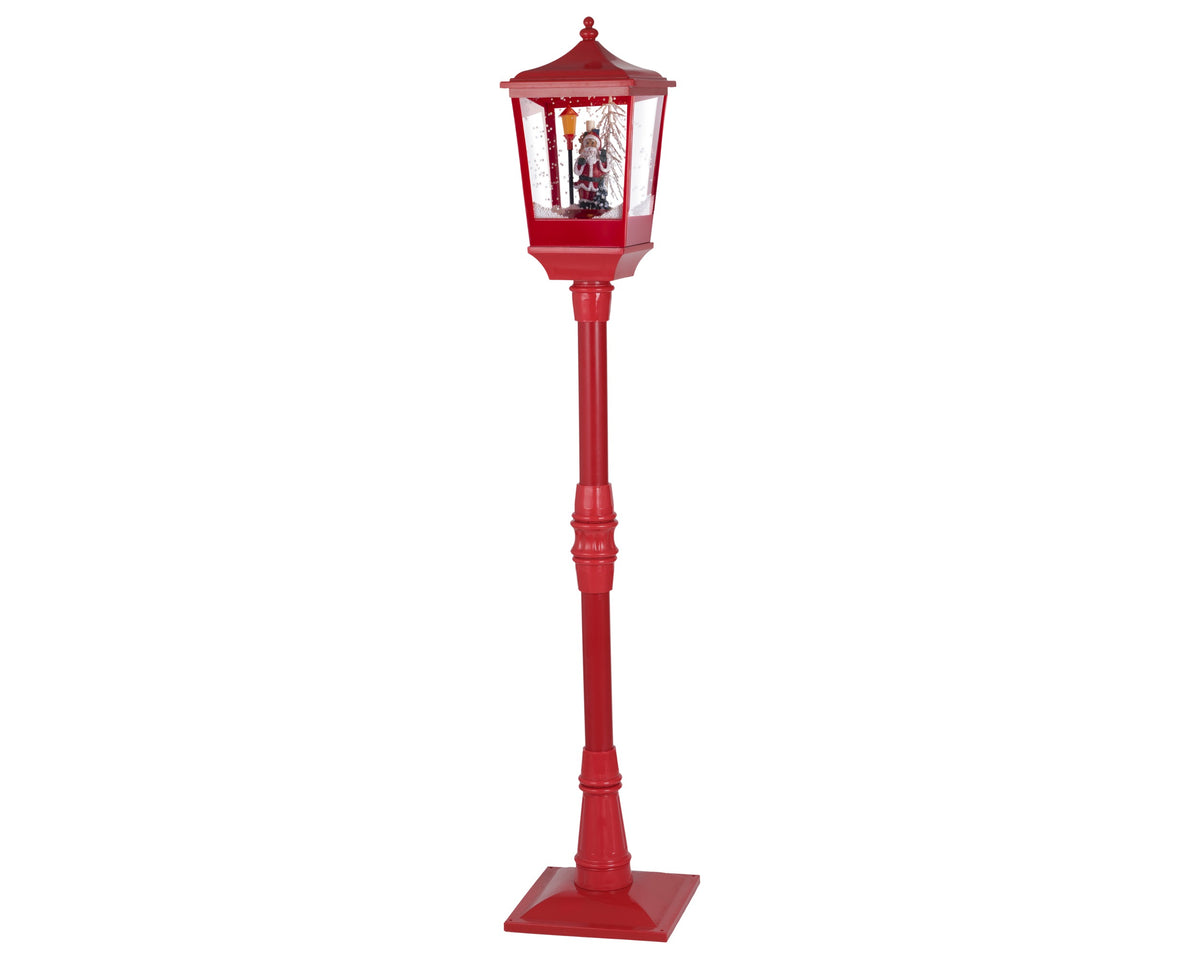 Lanterna Rossa 26x26x135 Cm