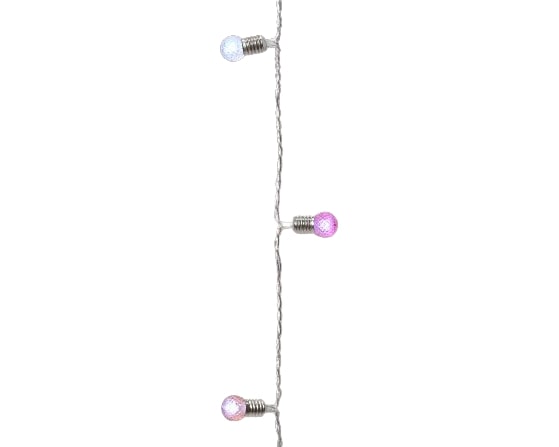 Luci Di Natale Vintage 180 Led Transparent Multicolor 180 Cm